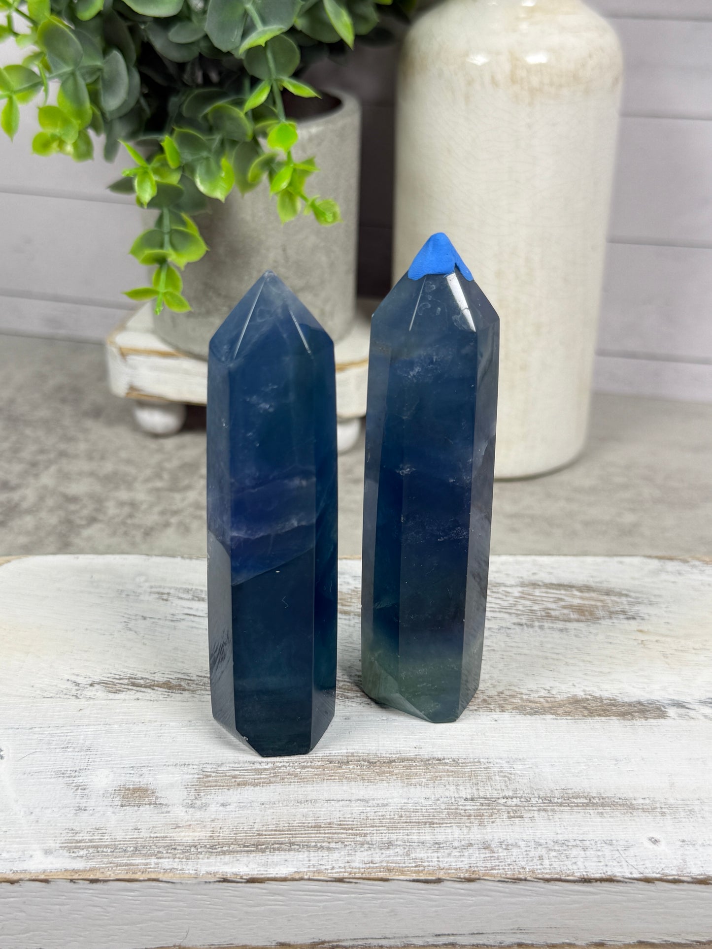 Blue Fluorite Towers