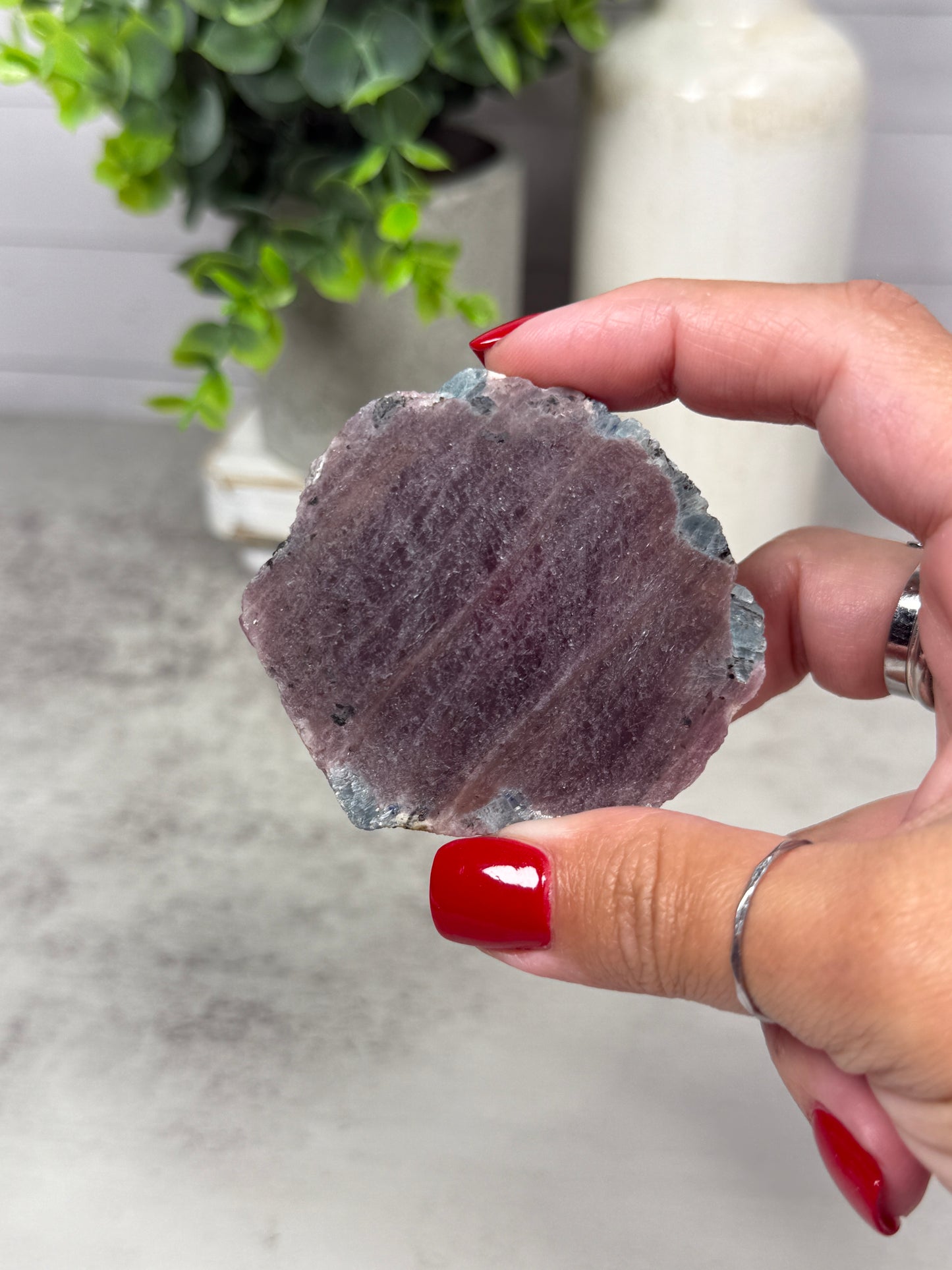 Ruby with Aquamarine Slab