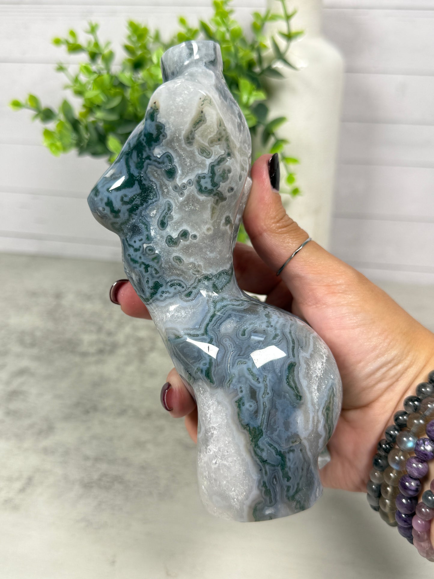 Moss Agate Lady Body