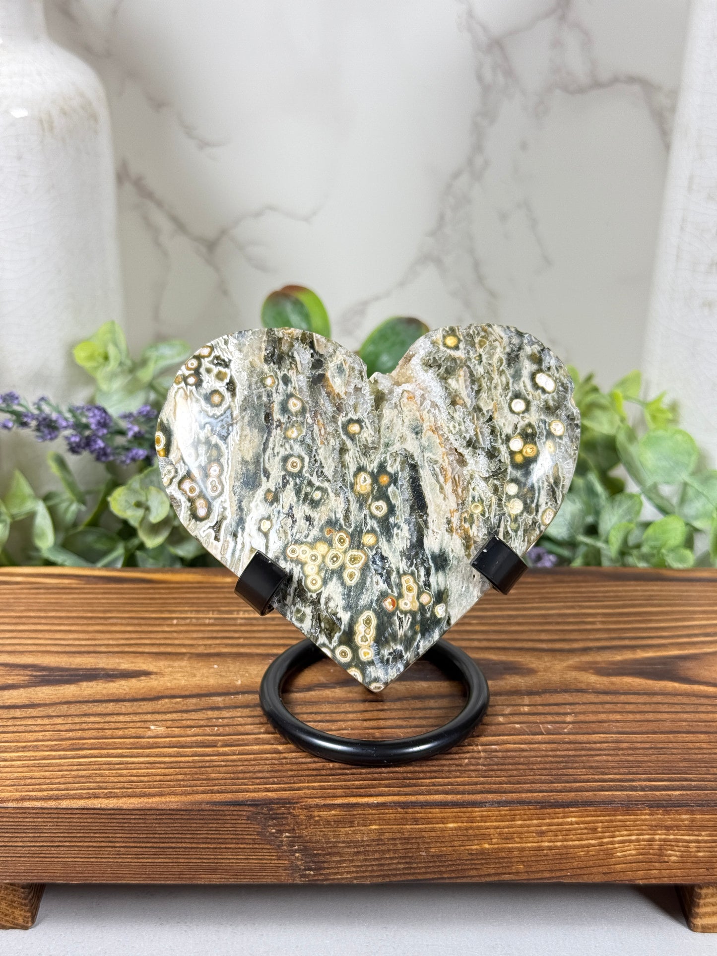 Ocean Jasper Hearts
