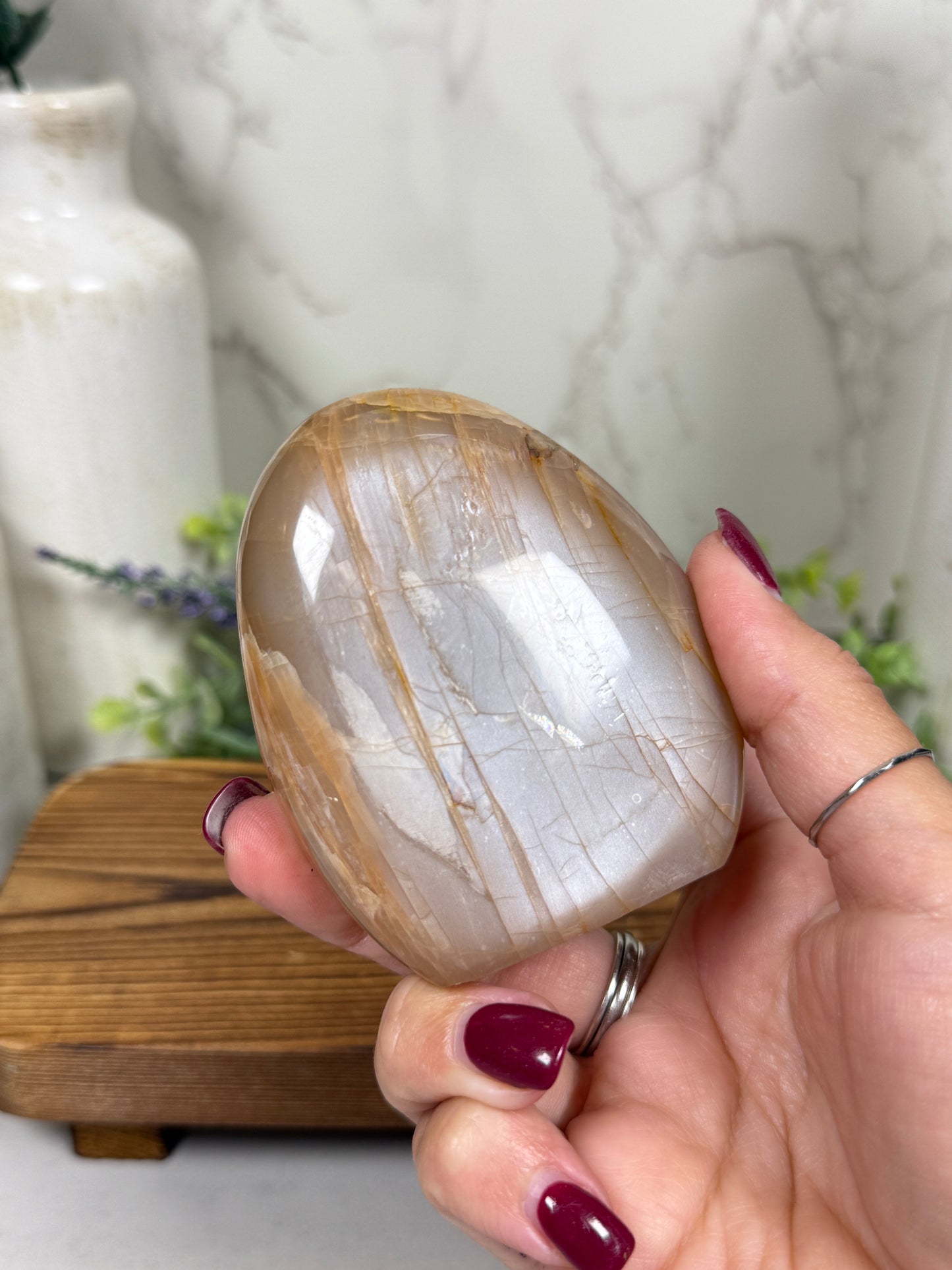 Peach Moonstone Free Forms