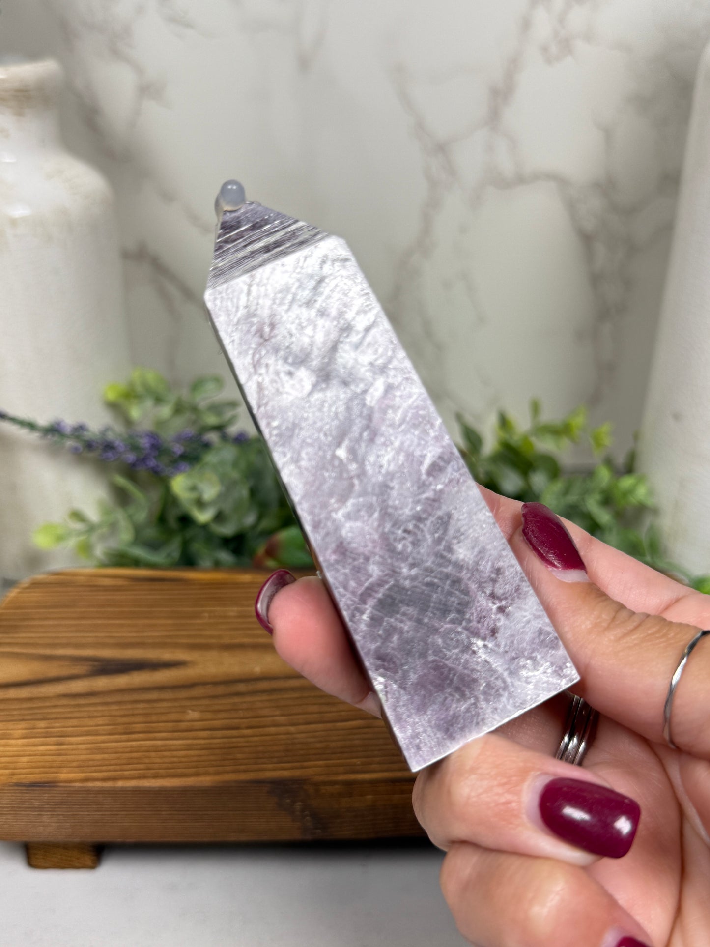 Gem Lepidolite Purple Mica Towers