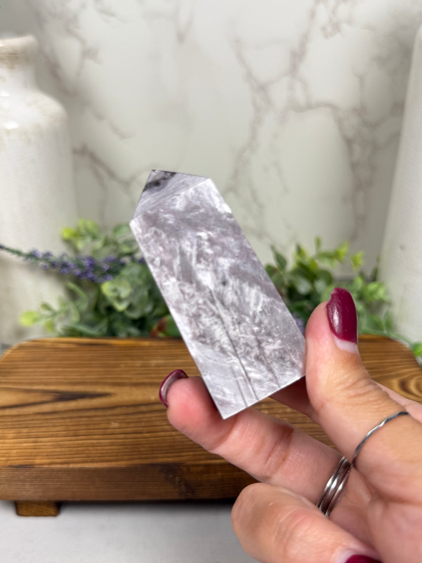 Gem Lepidolite Purple Mica Towers