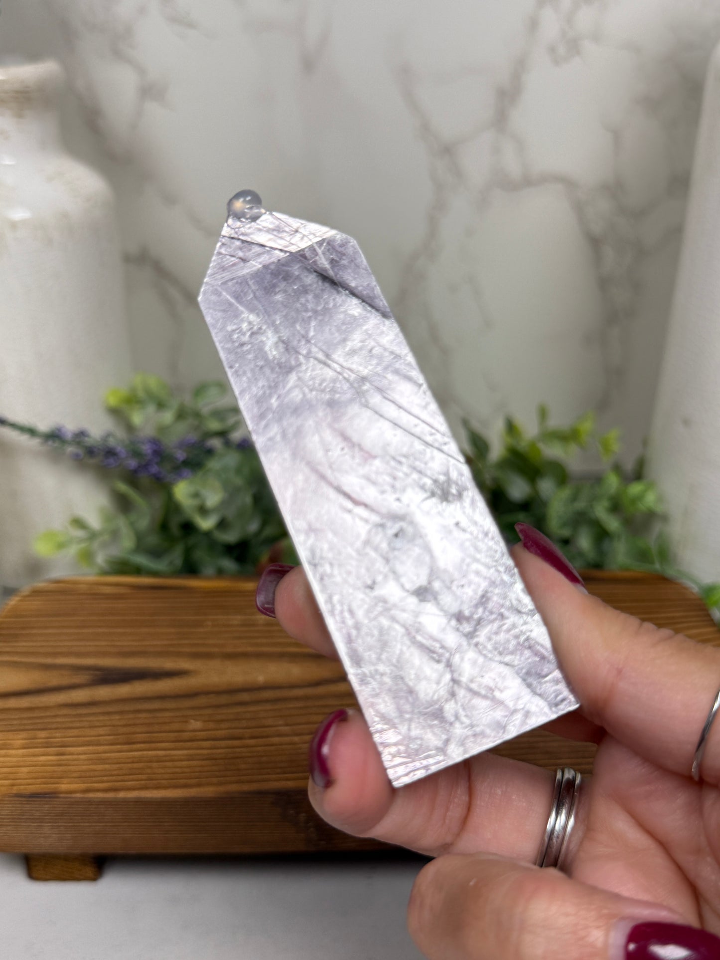 Gem Lepidolite Purple Mica Towers