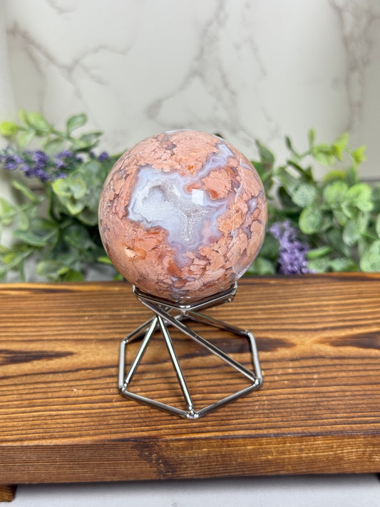 Cotton Candy Agate Spheres