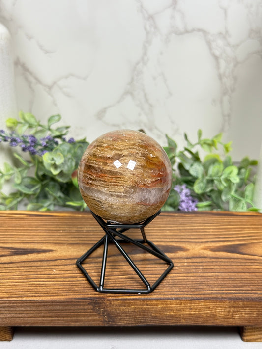 Red Thousand Layer Sphere