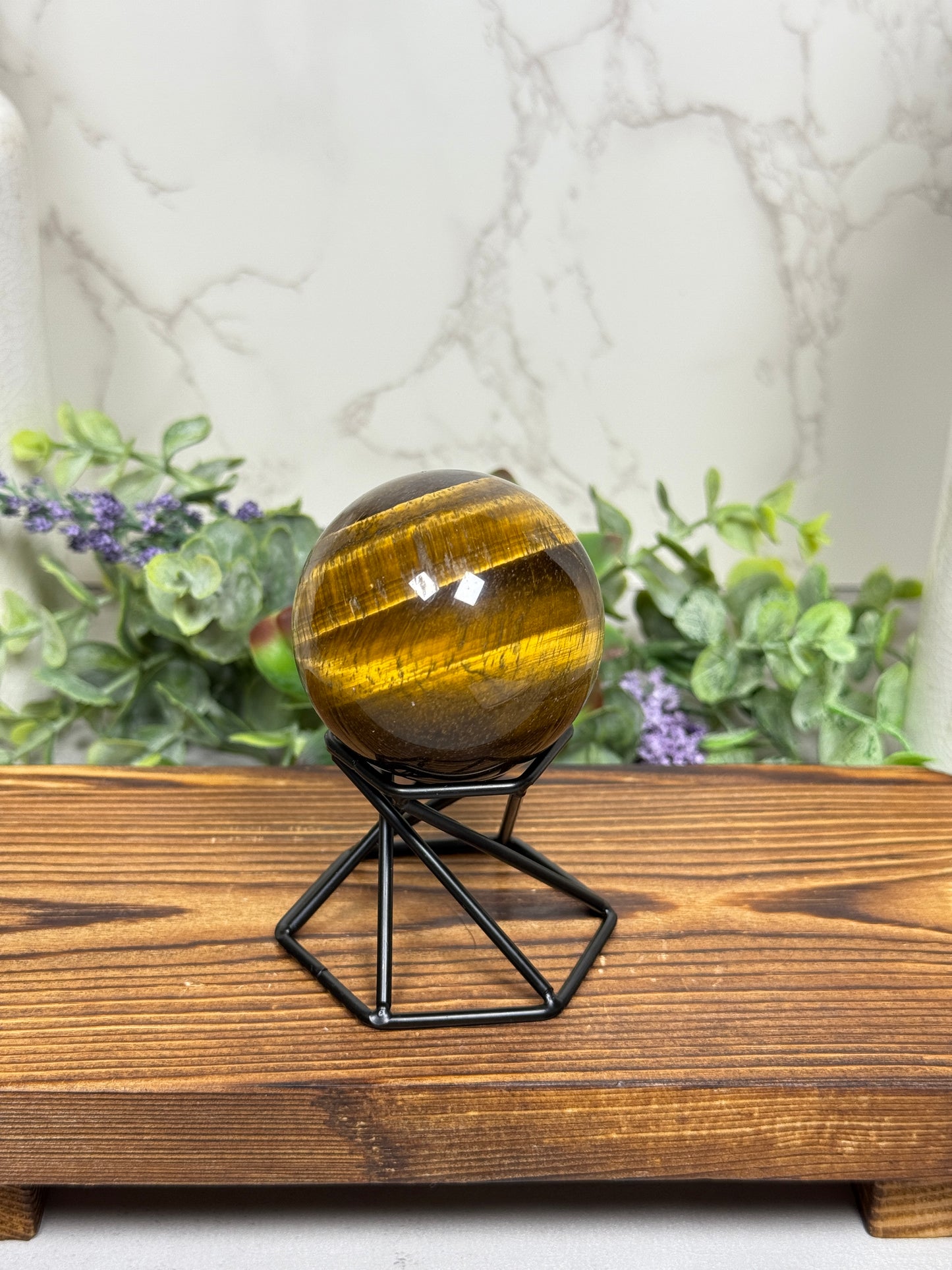Yellow Tiger Eye Sphere