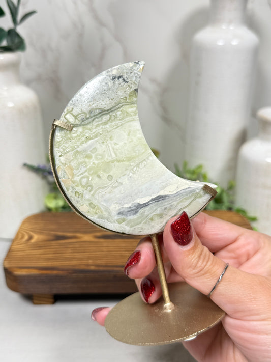 Green Maligano Jasper Lunas | Moons from Indonesia