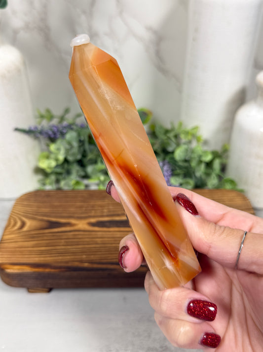 Carnelian Agate Tower - G