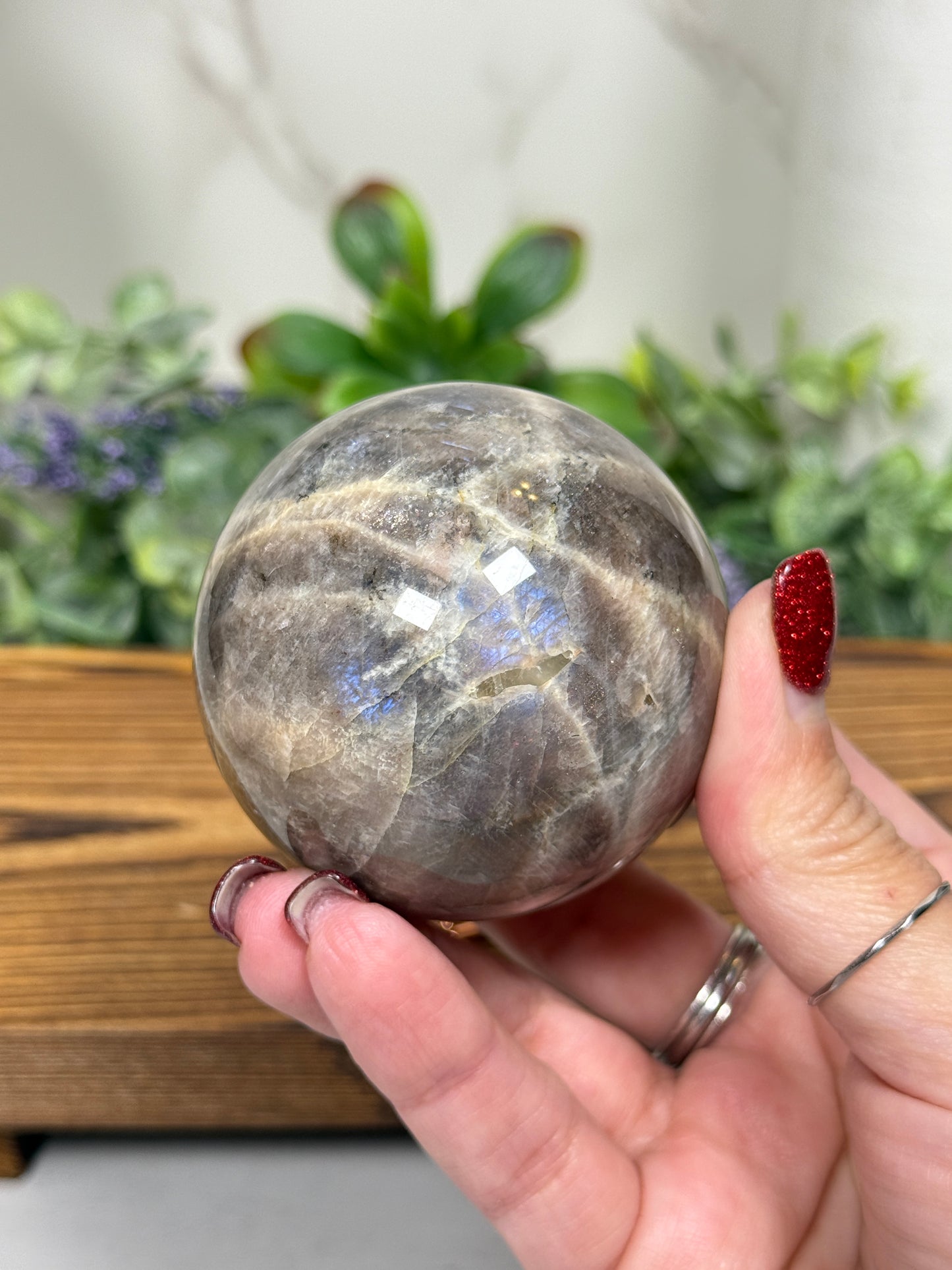 Moonstone + Sunstone Sphere