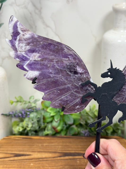 Amethyst Unicorn Wings - XL