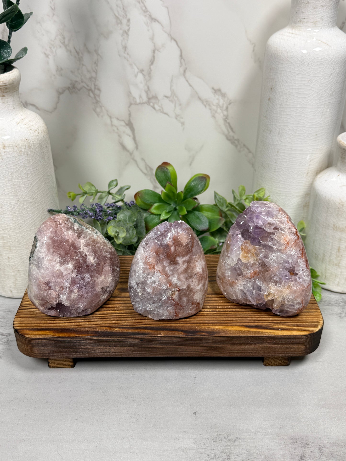 Pink Amethyst Free Forms - A