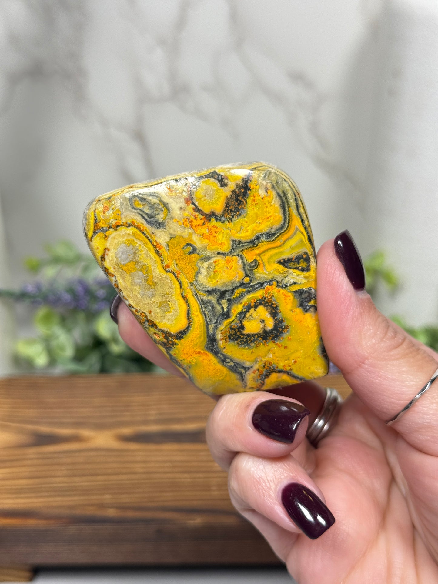 Bumble Bee Jasper Free Forms - You Pick