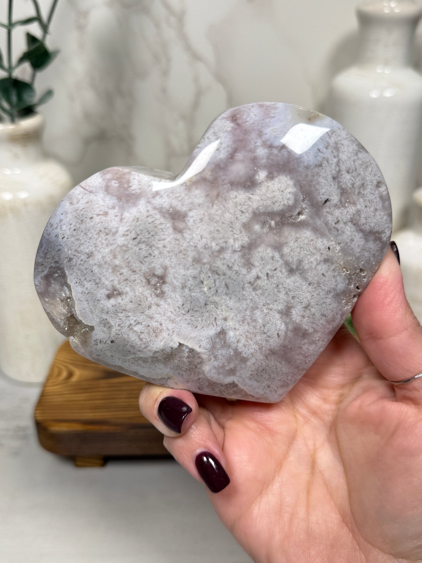 Pink Amethyst Hearts