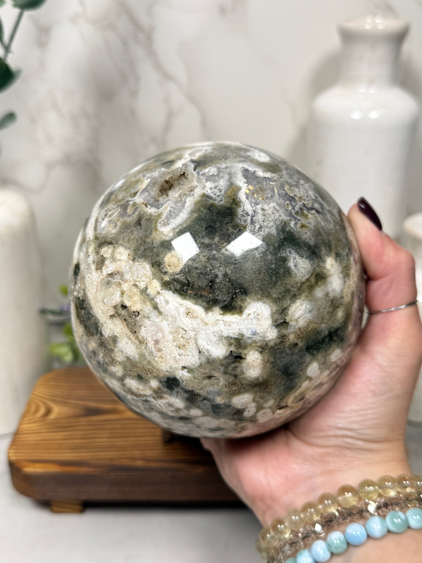 Ocean Jasper Sphere - XL