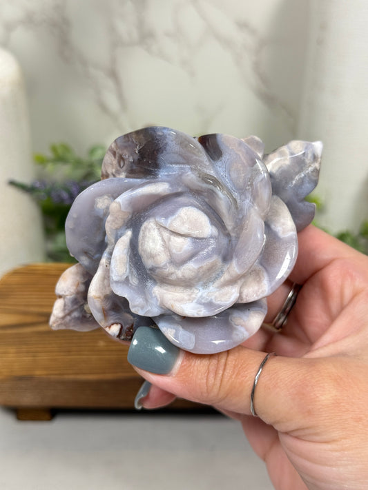 Blue Flower Agate Flowers