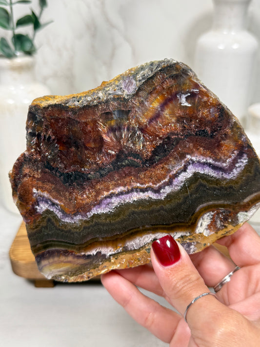Aurora Fluorite Slab