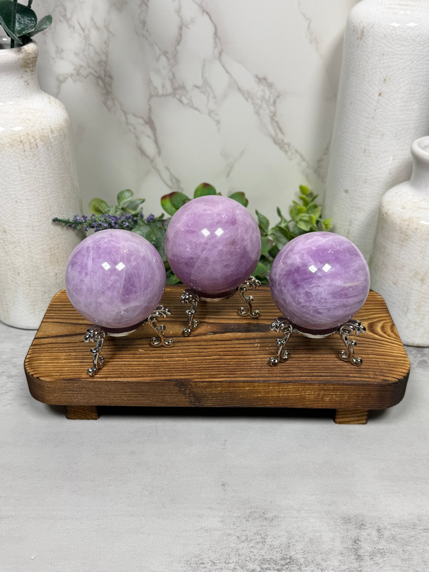 Kunzite Spheres - You Pick (A)