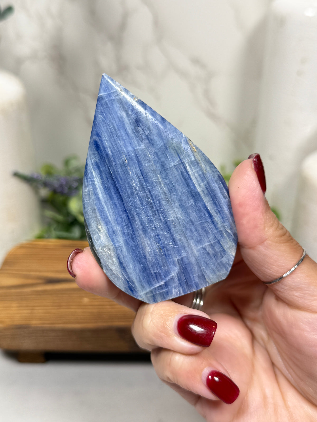 Blue Kyanite Teardrops