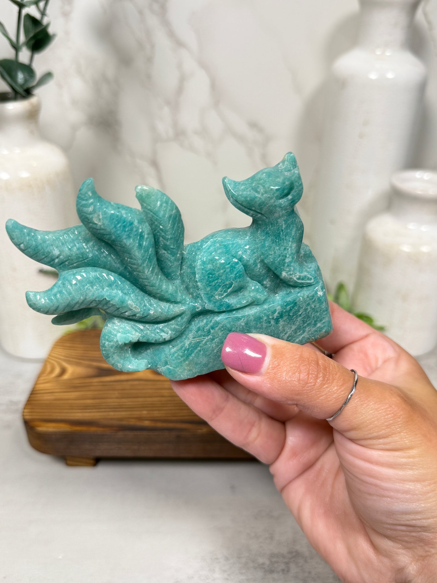 Amazonite 9 Tails