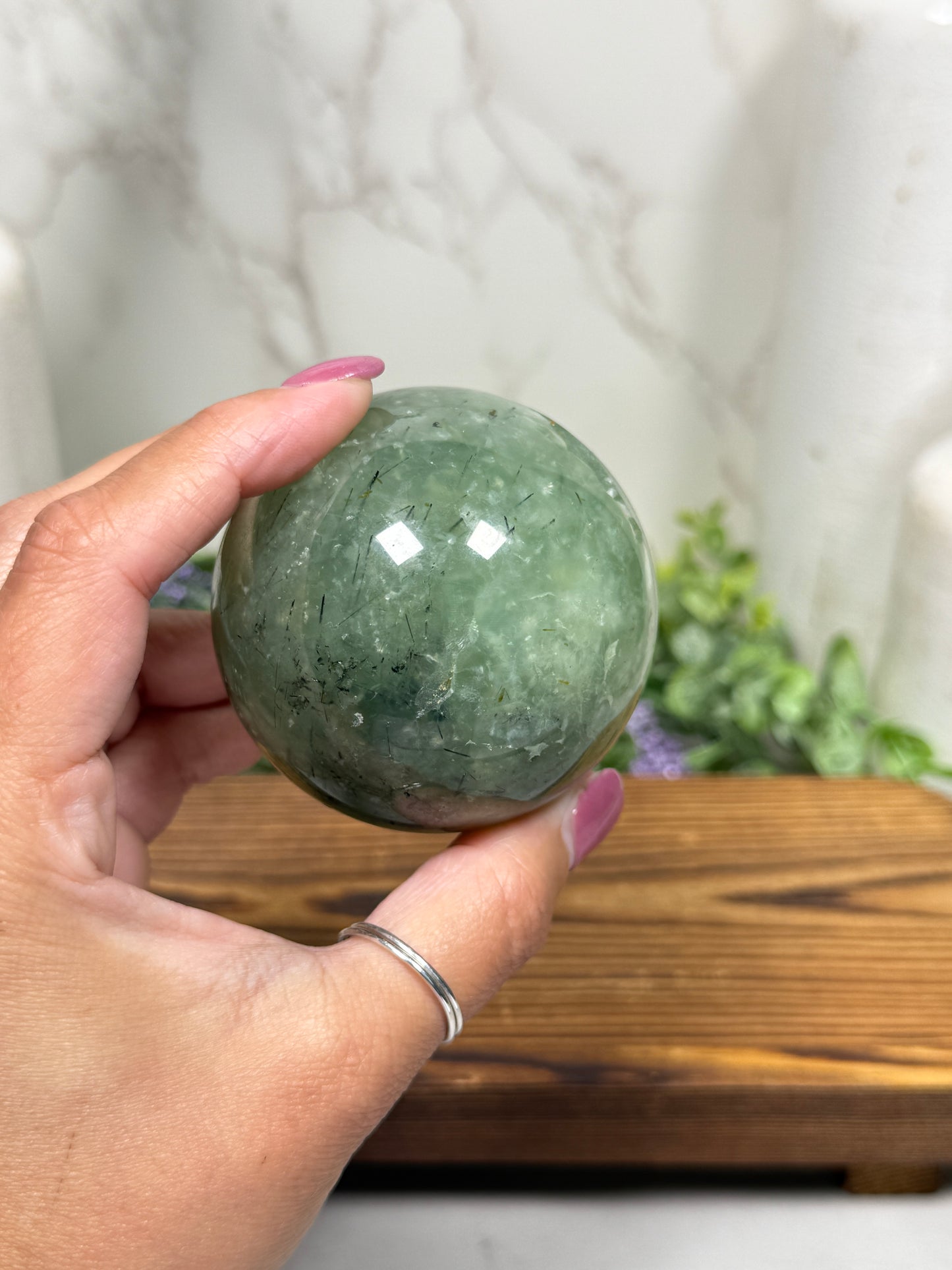 Prehnite Sphere