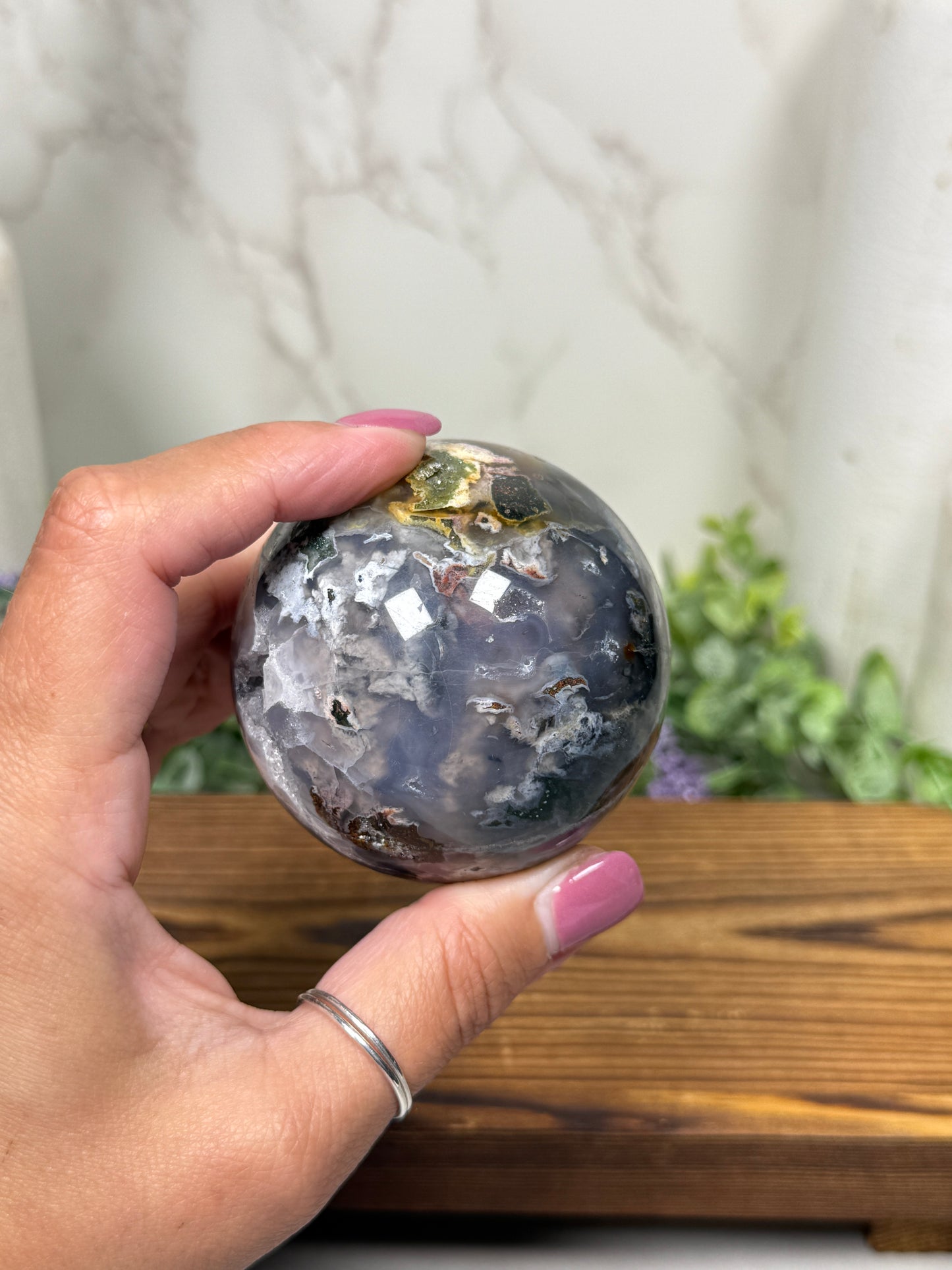 Cosmic Jasper Sphere