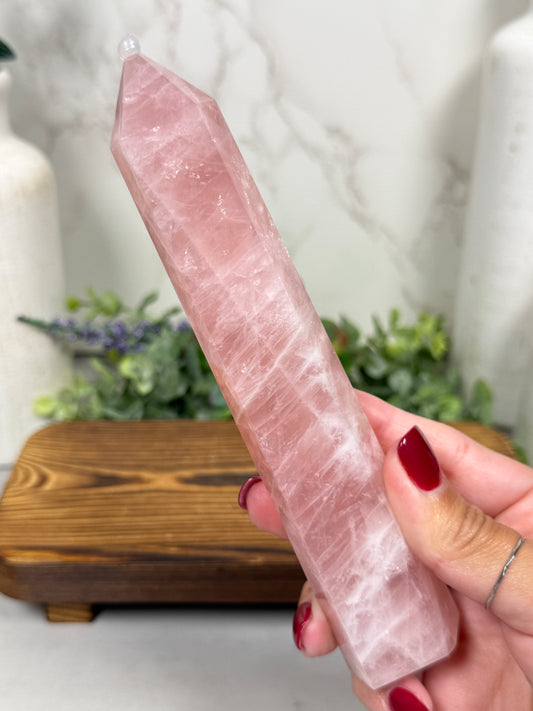 Pink Rose Quartz Towers