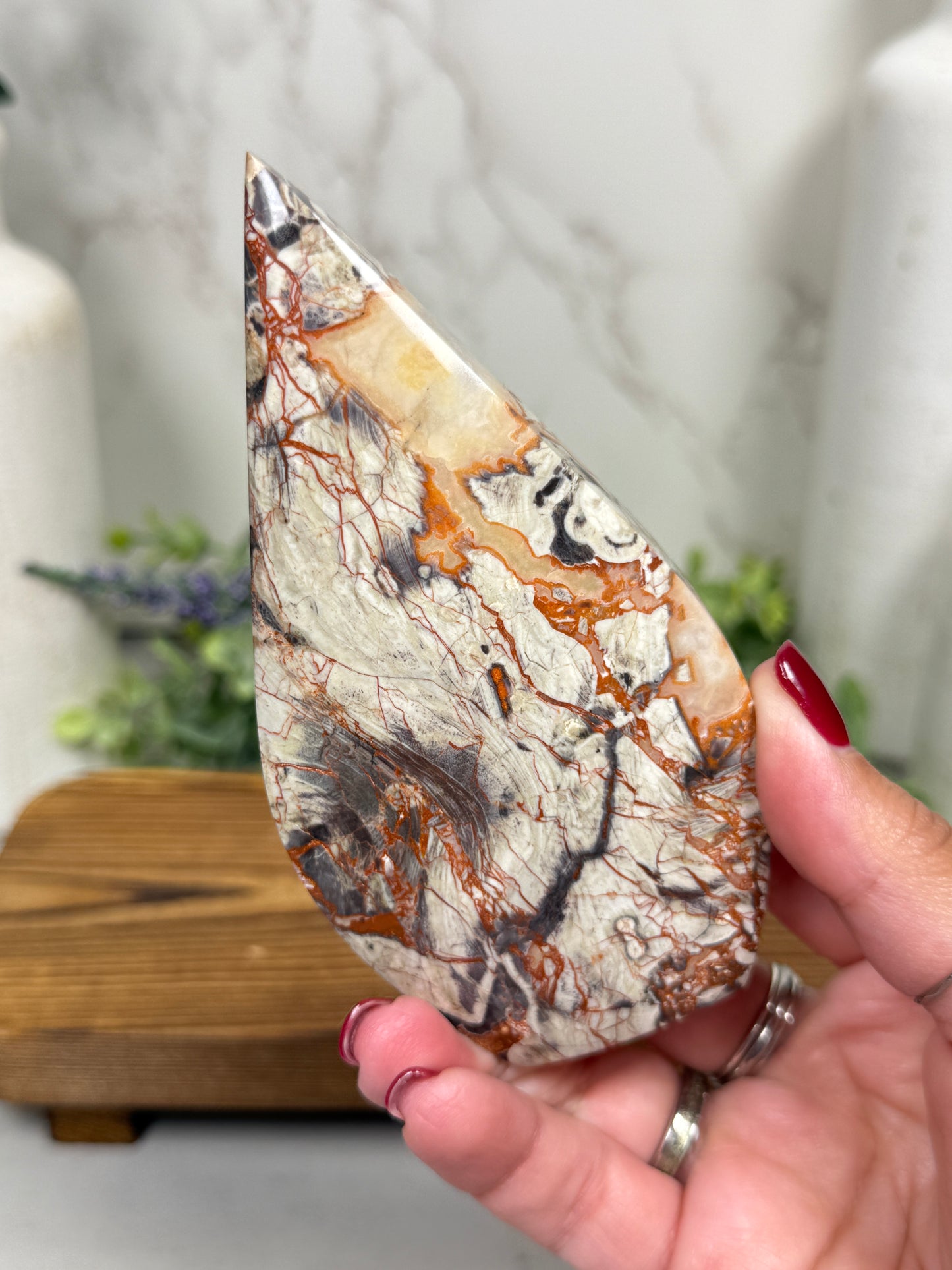 Money Agate Teardrops