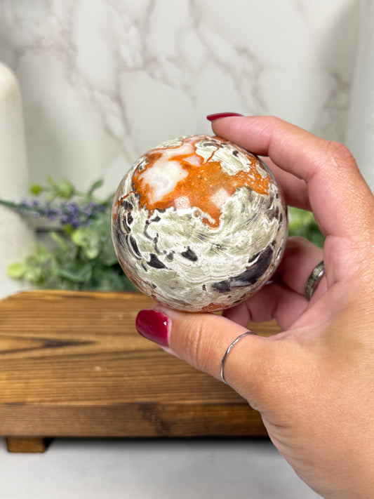 Money Agate Sphere