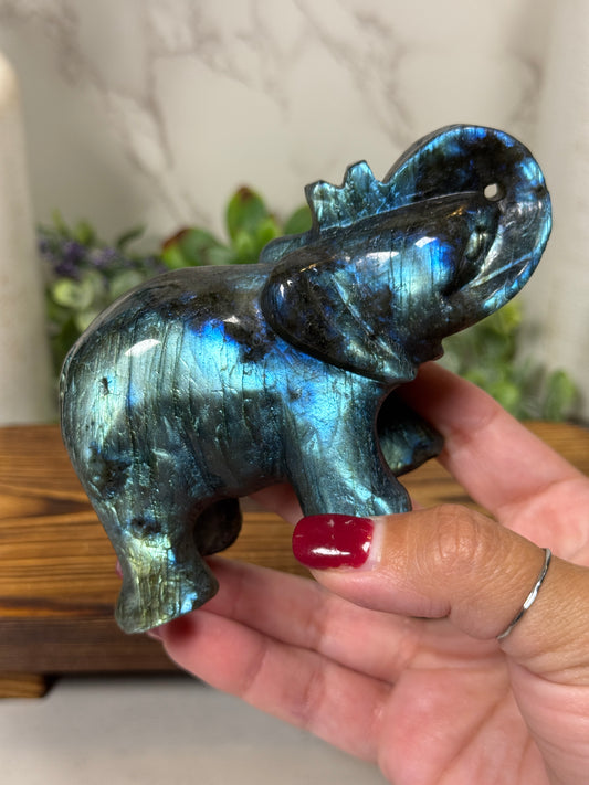 Labradorite Elephant