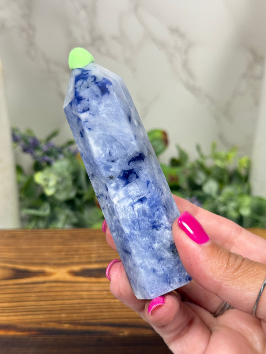 Blue Afghanite Towers