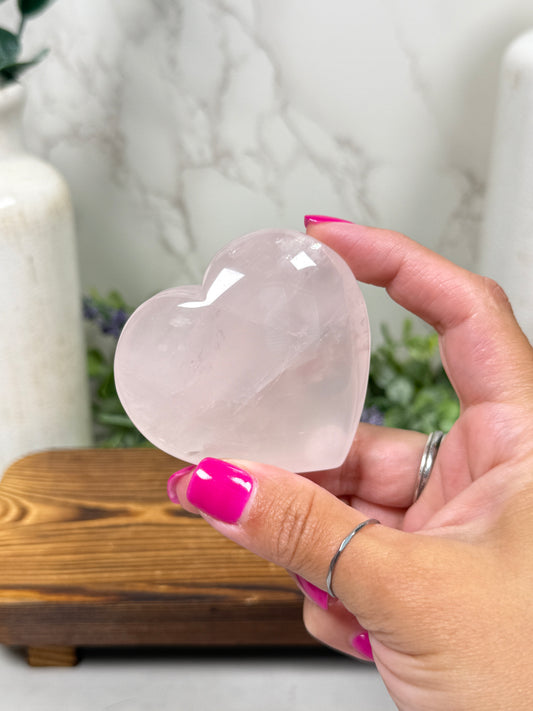 Rose Quartz Hearts