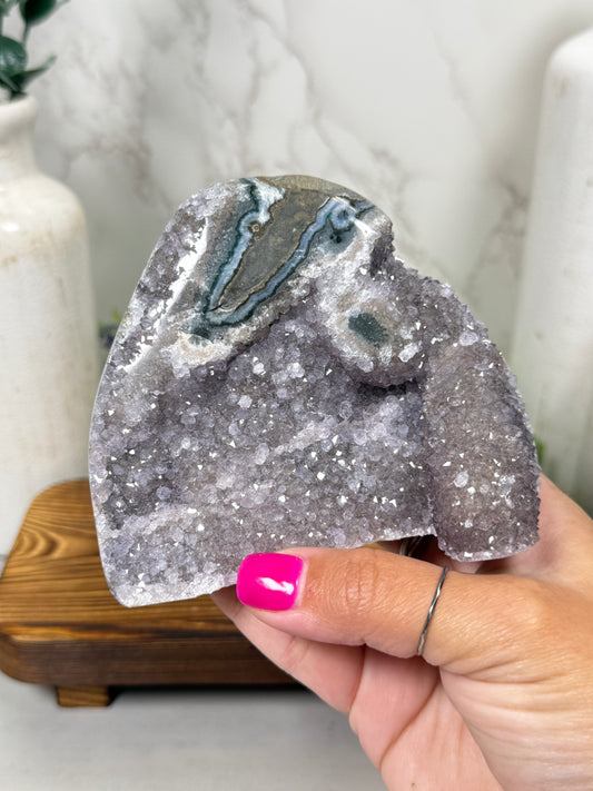 Grey Amethyst Free Form