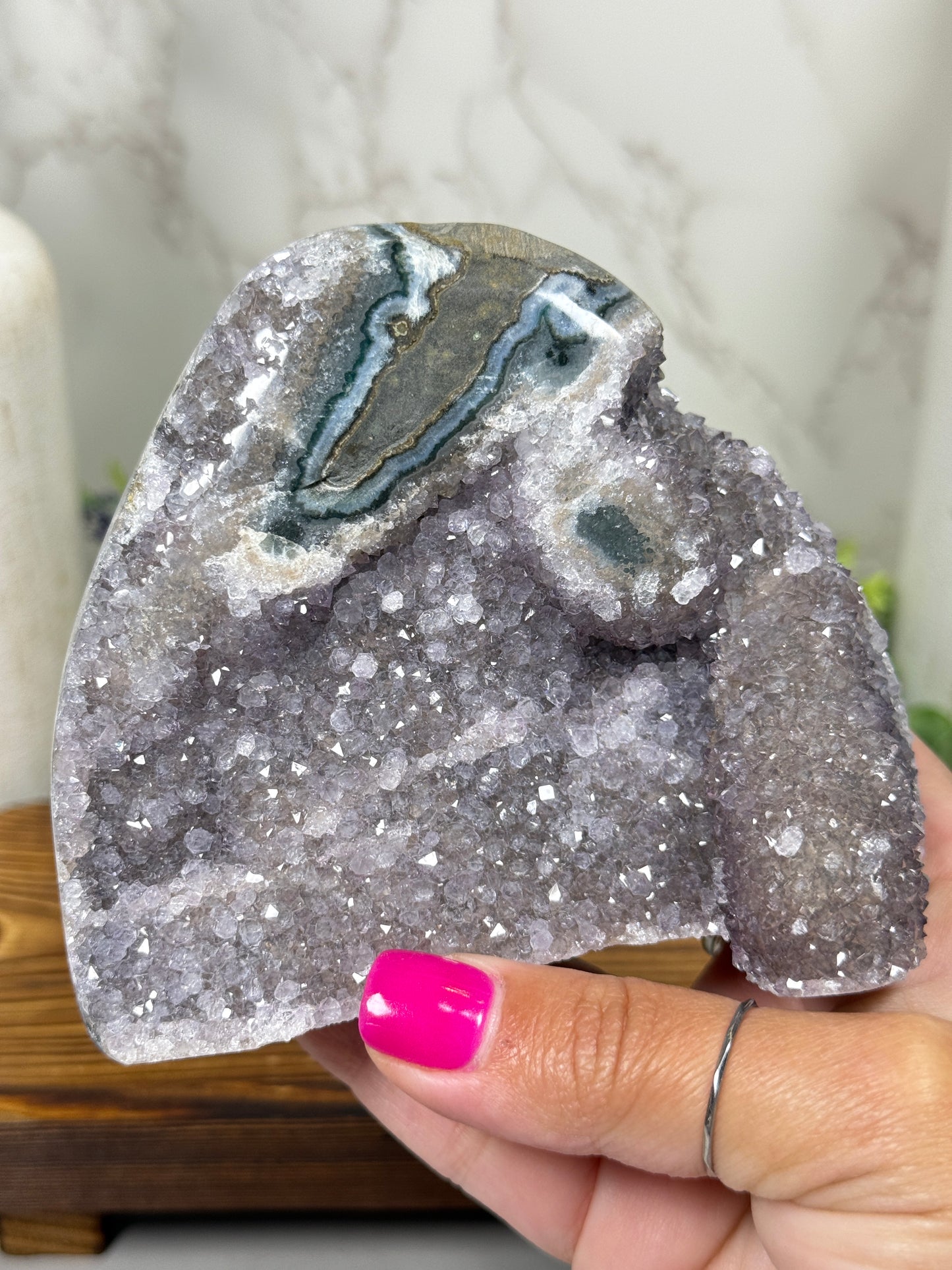 Grey Amethyst Free Form