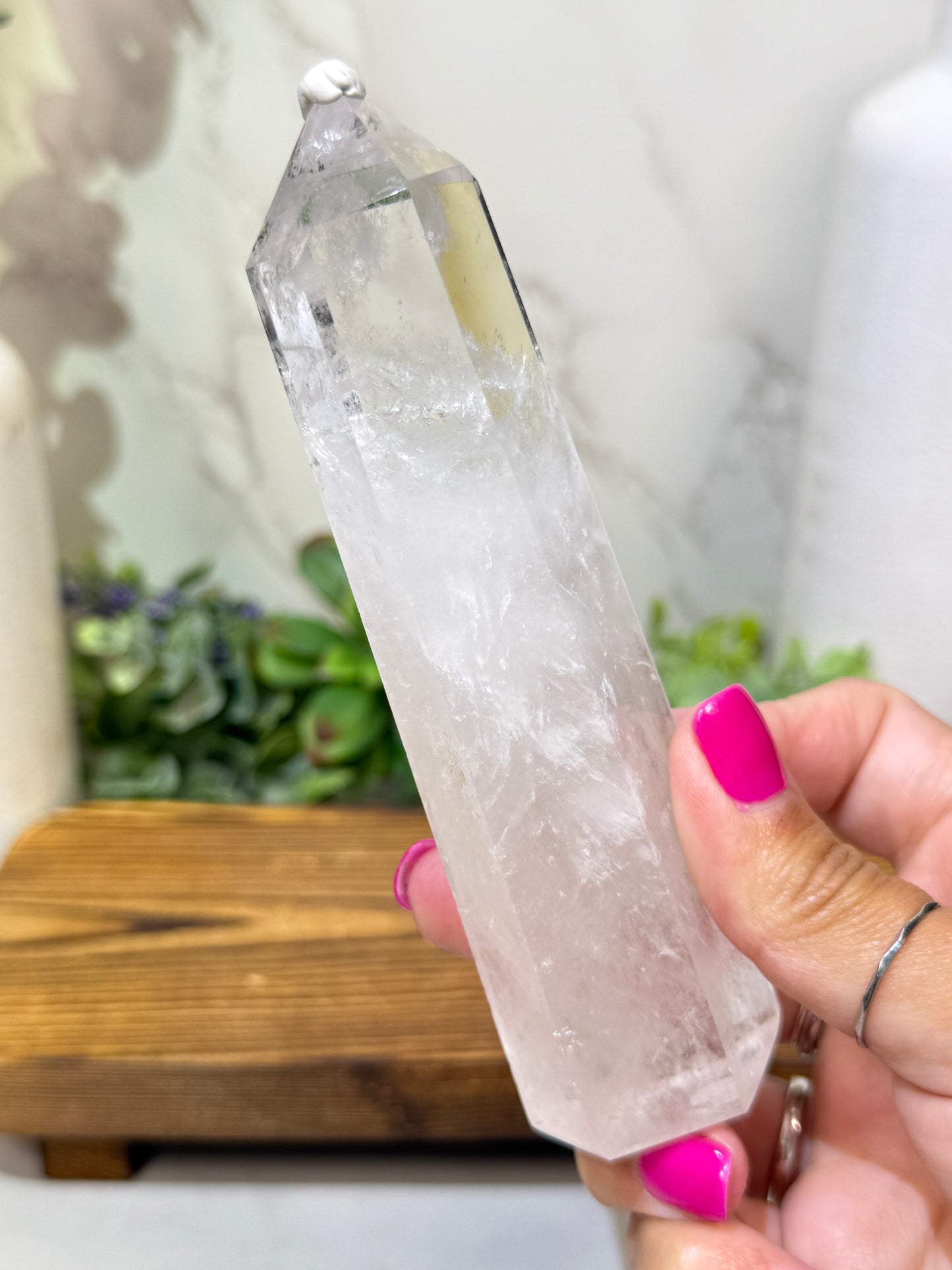 Clear Quartz Towers