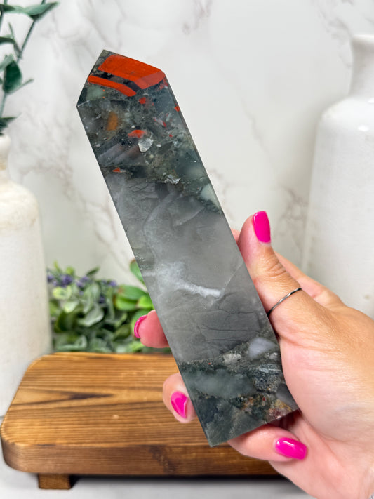African Blood Stone Tower