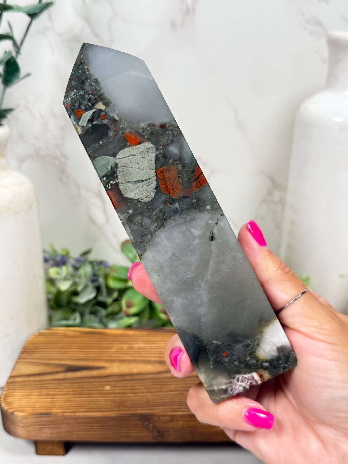 African Blood Stone Tower