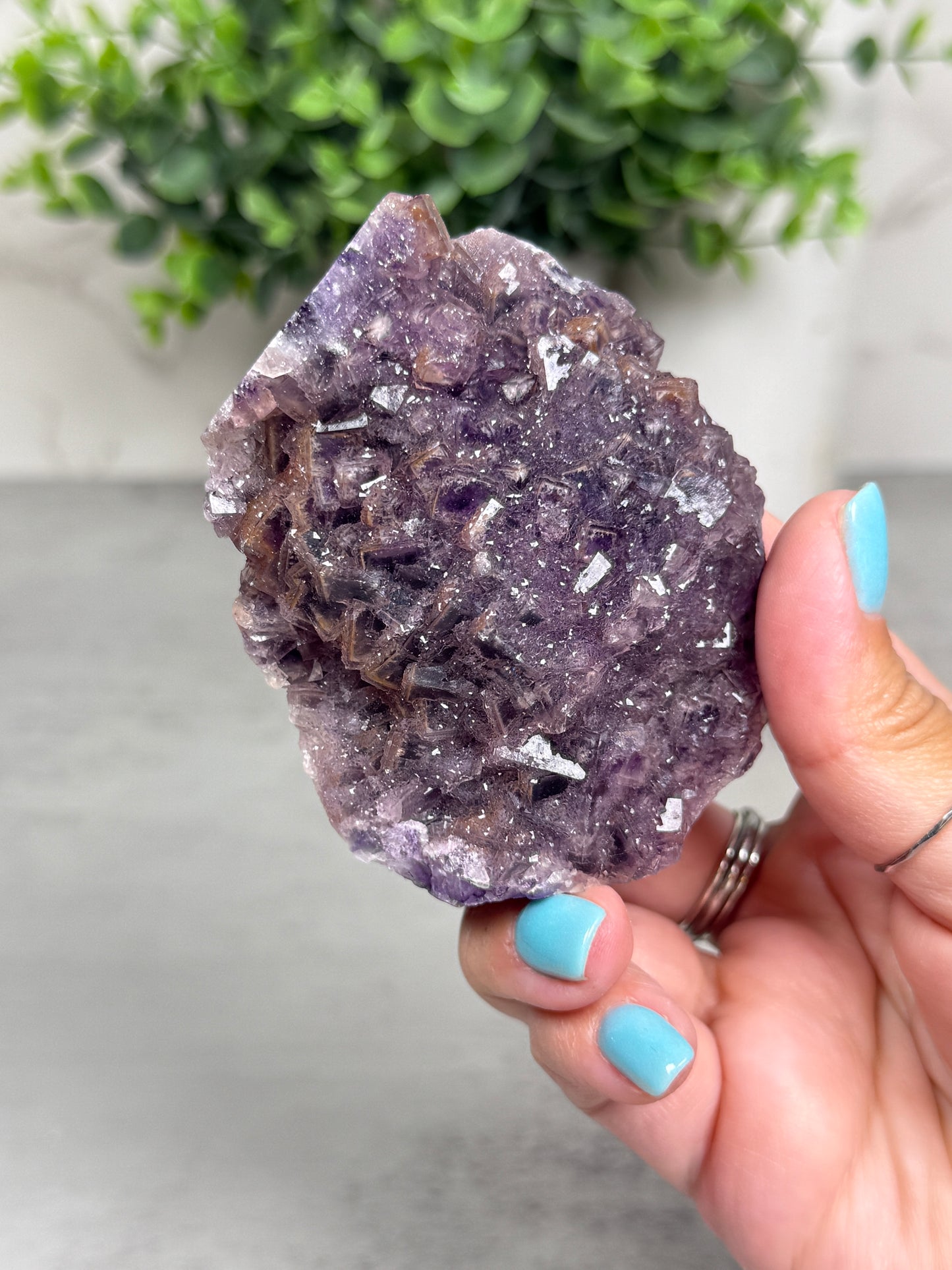 Purple Centuries Fluorite Specimen