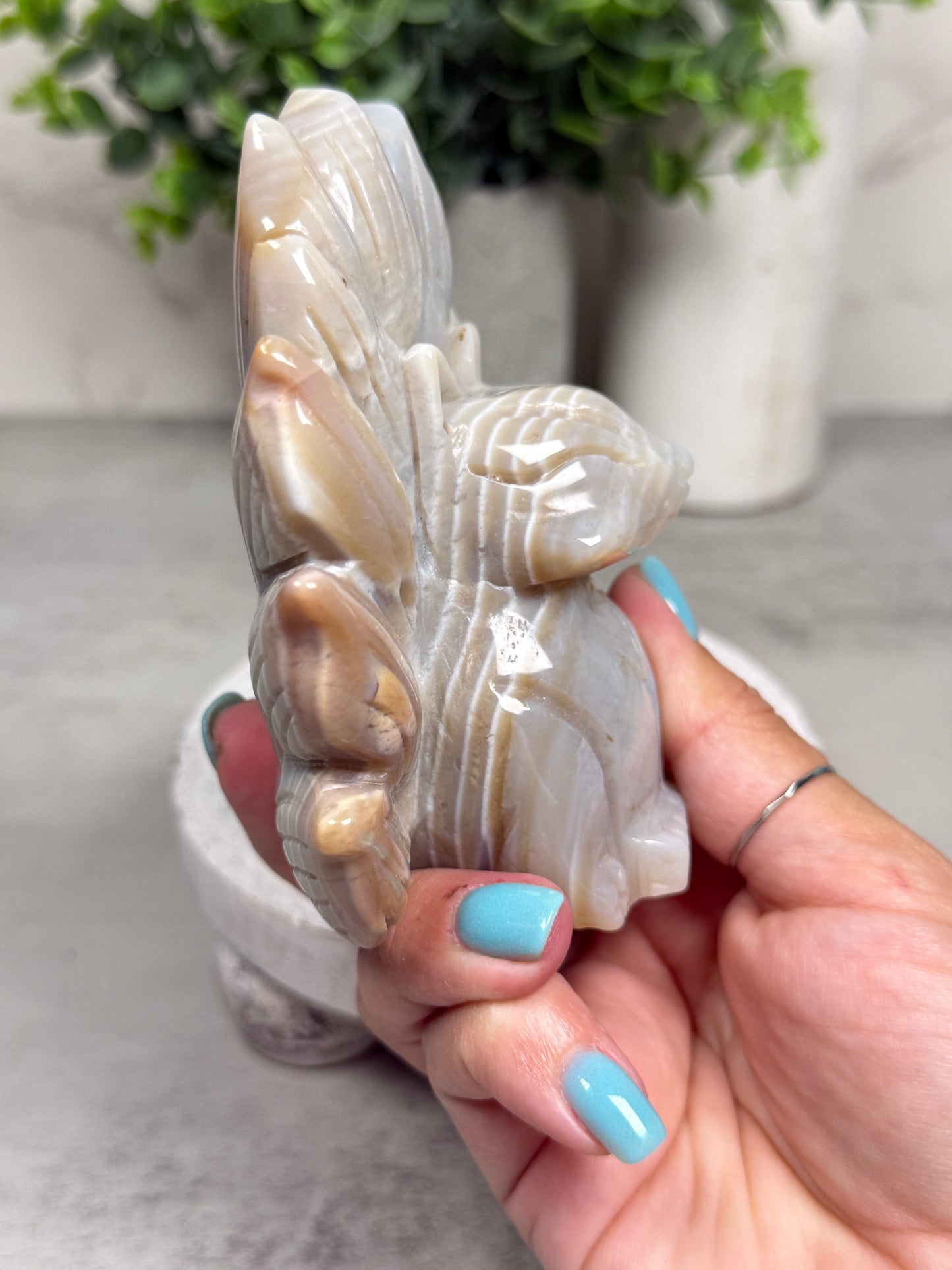 Banded Agate 9 Tail
