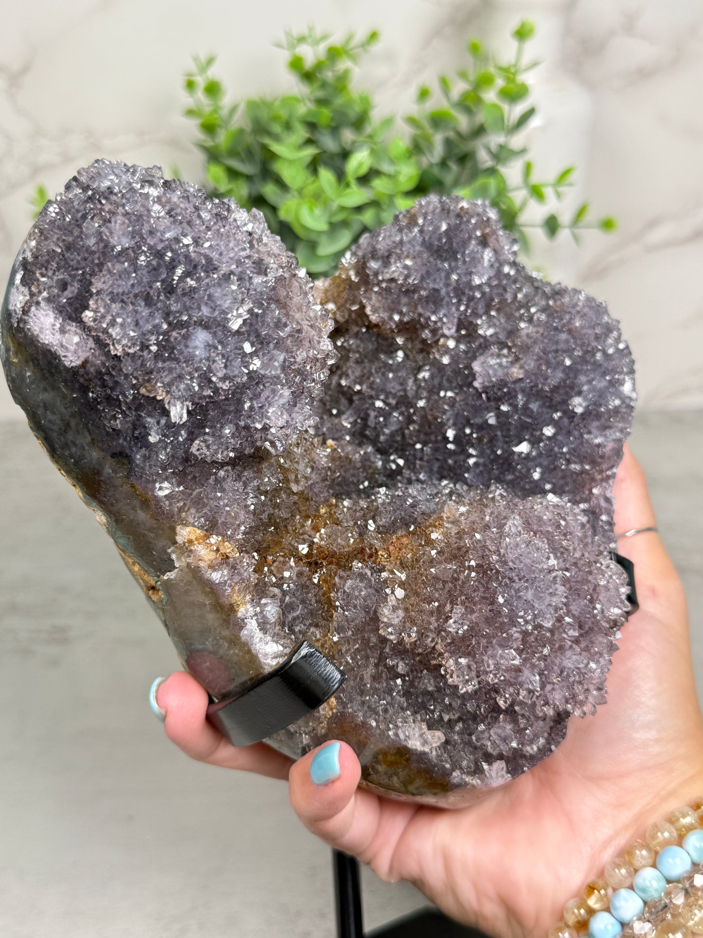 Galaxy Amethyst on Stand from Uruguay