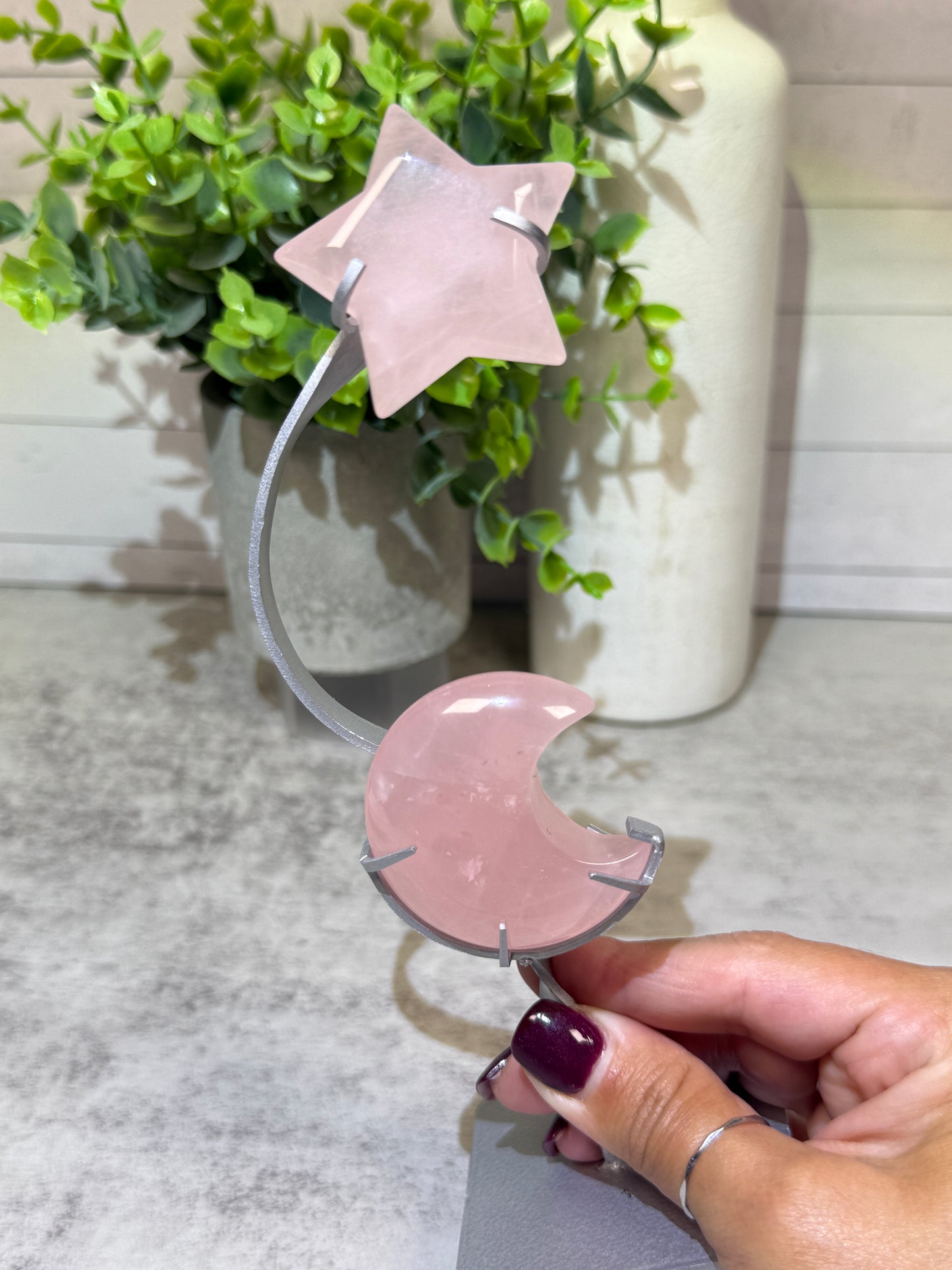 Rose Quartz Moon | Lunas + Stars