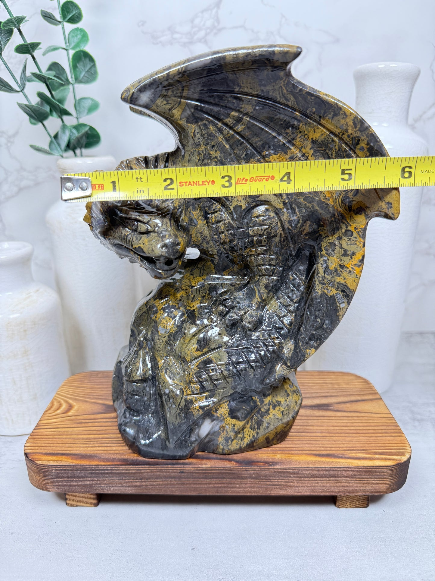 Pietersite Dragon Carving XL