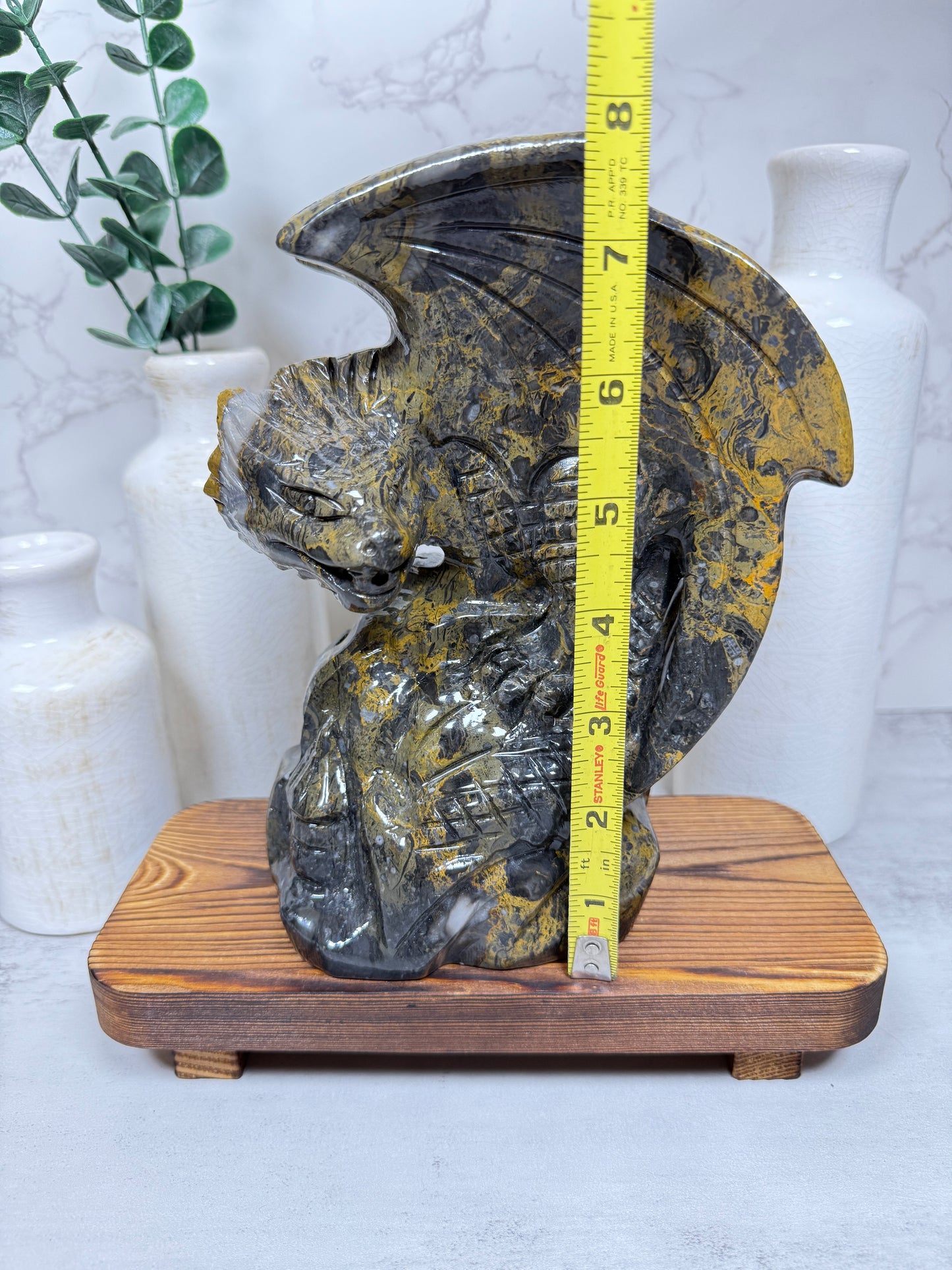 Pietersite Dragon Carving XL
