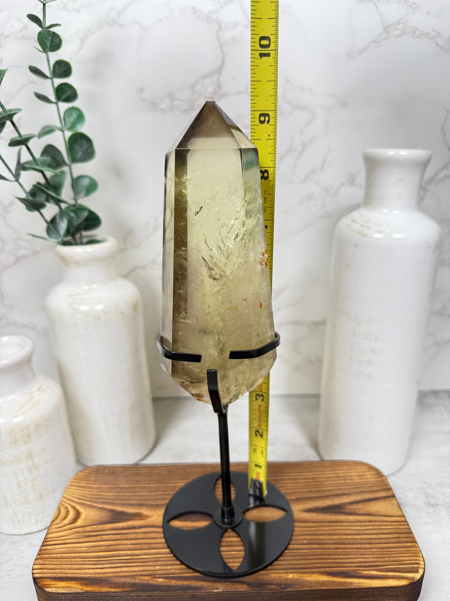 Citrine Points on Stands
