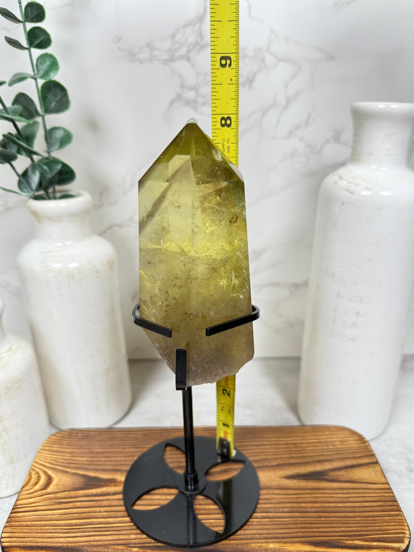 Citrine Points on Stands