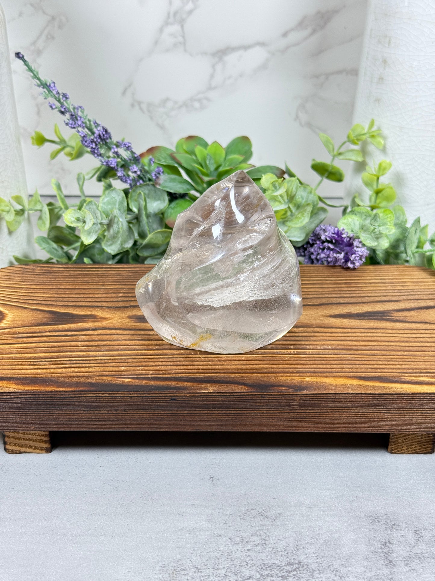 Smokey Quartz Flame - A