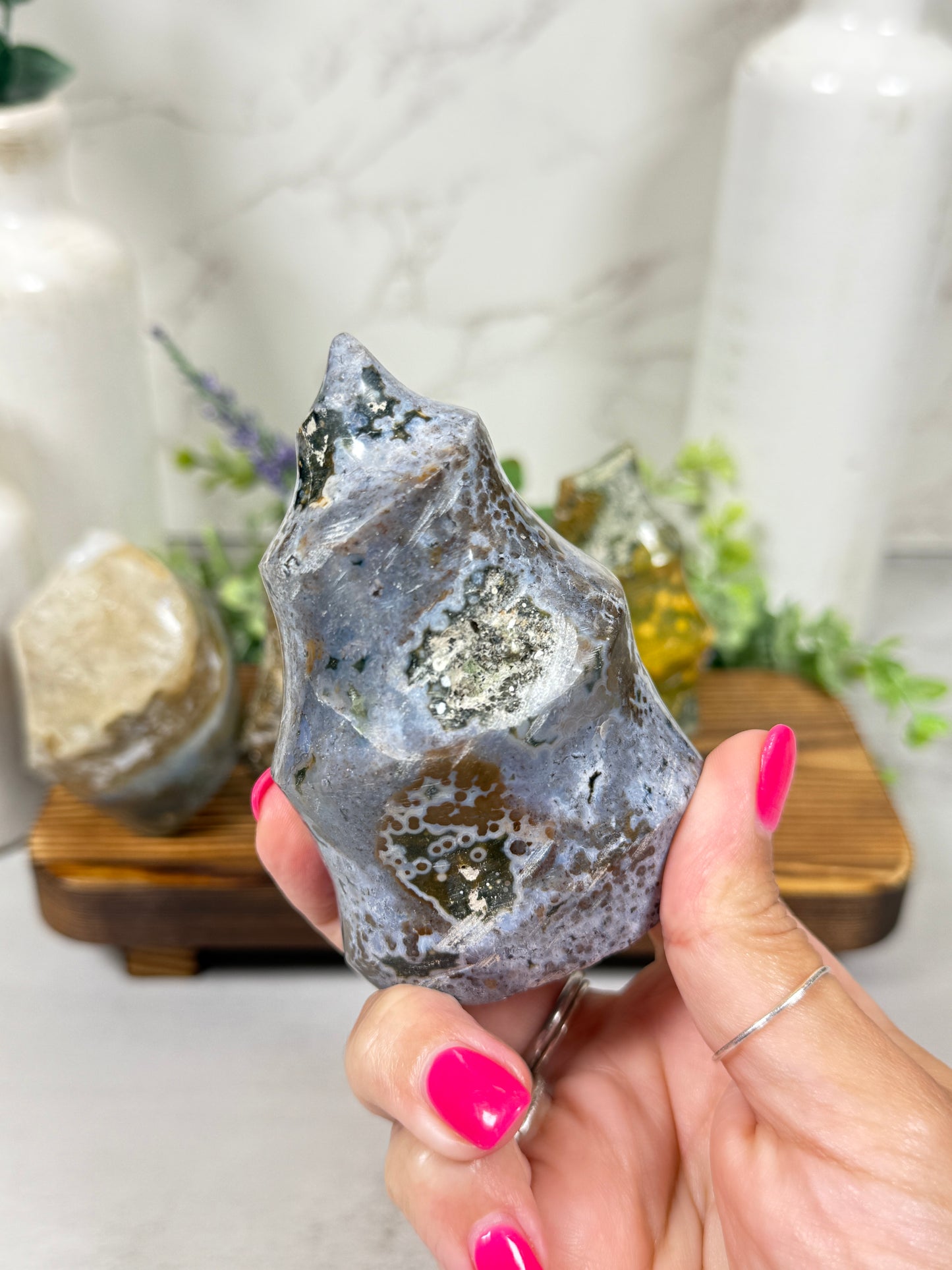 Ocean Jasper Flames