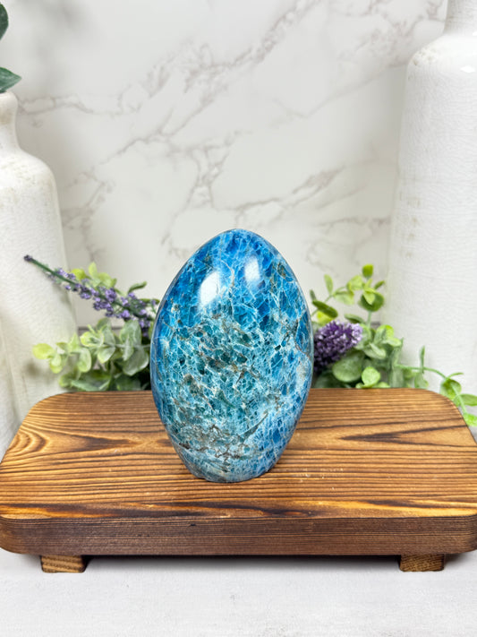 Blue Apatite Free Form