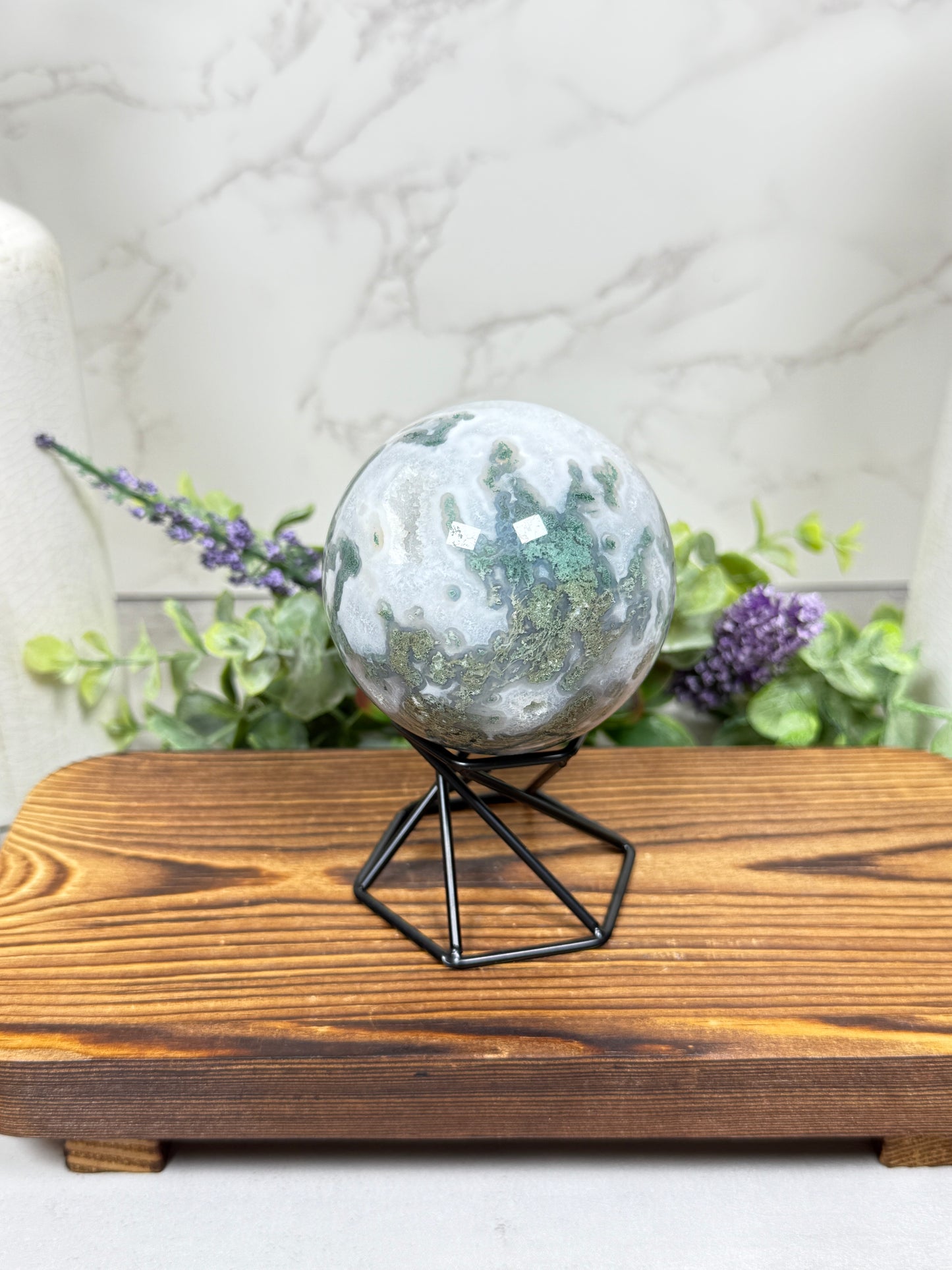 Moss Agate Sphere - F