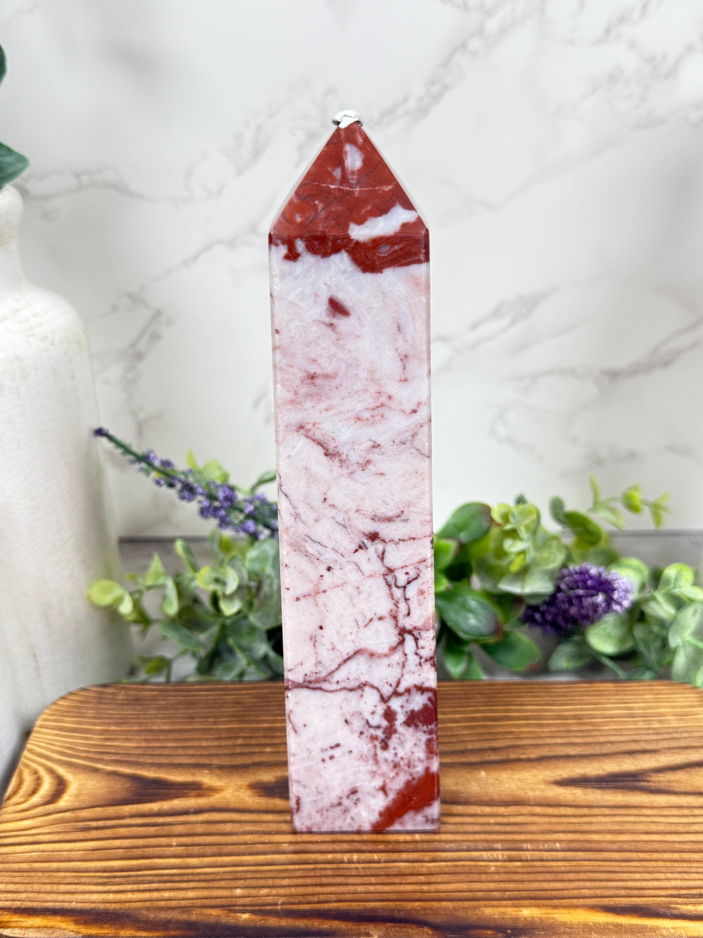 Red and Pink Jasper Towers